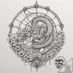 Ferris wheel, concept art for tattoo, highly… – tattoo sketch (№1751961014_0, 08.07.2025 07:50) — tattoovalue.net