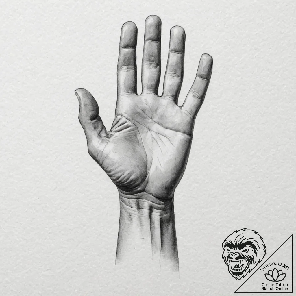120. a sketch of the self-destruct wrist gaun... - tattoo sketch (№1751961519_0, 08.07.2025 07:58) — tattoovalue.net