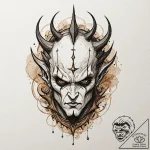 A neo-traditional tattoo of morpheus’s helm f… – tattoo sketch (№1751961939_0, 08.07.2025 08:05) — tattoovalue.net
