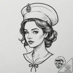 Dullahan, tattoo drawing outline, old school… – tattoo sketch (№1751963958_0, 08.07.2025 08:39) — tattoovalue.net