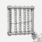 Abacus, tattoo sketch design, rough sketchy l… – tattoo sketch (№1751964042_0, 08.07.2025 08:40) — tattoovalue.net