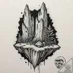 Petrified wood, artistic tattoo sketch, profe… – tattoo sketch (№1751965641_0, 08.07.2025 09:07) — tattoovalue.net