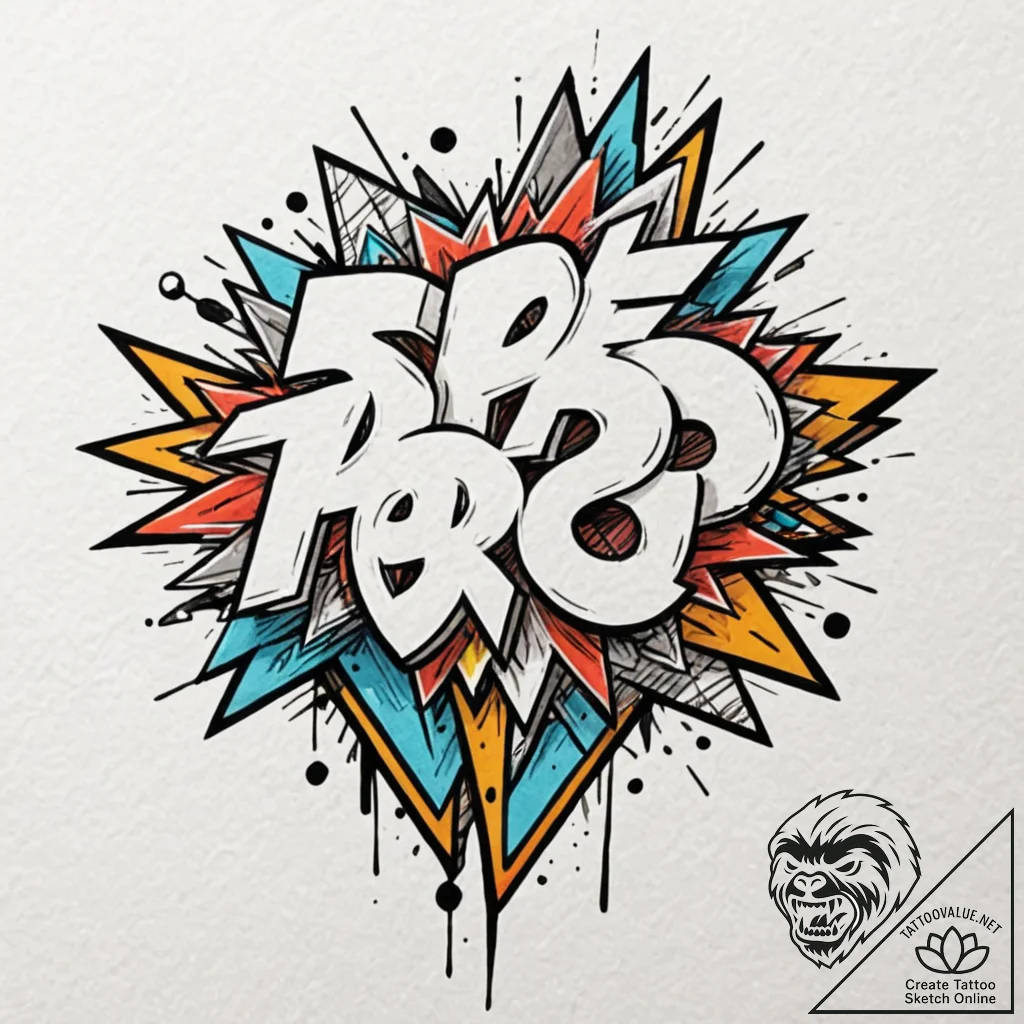 A graphic tattoo of the "88 mph" speed displa... - tattoo sketch (№1751966399_0, 08.07.2025 09:19) — tattoovalue.net