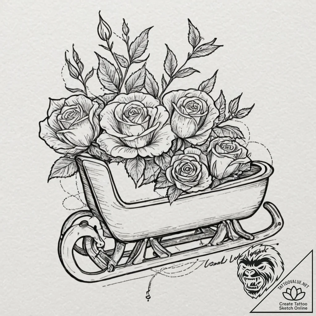 A sketch of the main characters from citizen... - tattoo sketch (№1751968704_0, 08.07.2025 09:58) — tattoovalue.net