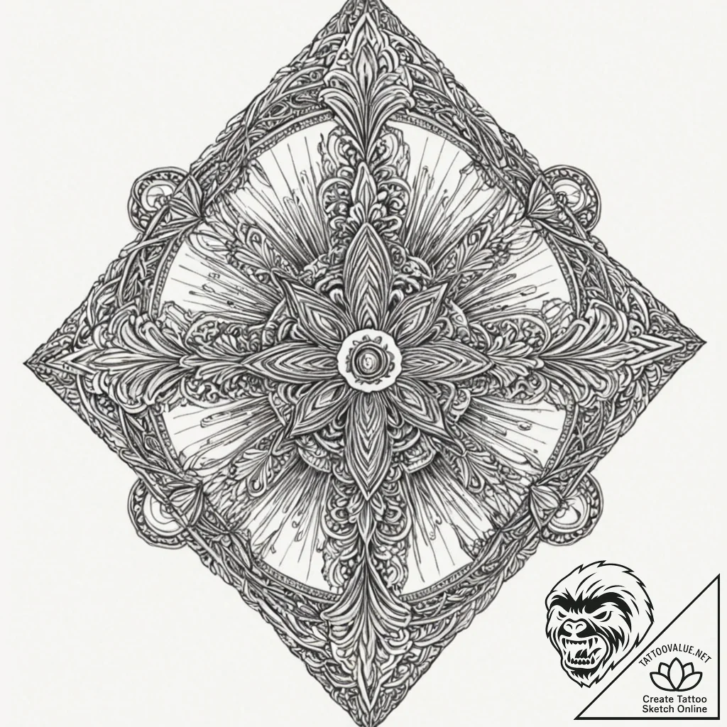The weyland-yutani logo, concept art for tatt... - tattoo sketch (№1751969640_0, 08.07.2025 10:14) — tattoovalue.net