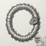 A graphic novel panel of paul riding a sandwo… – tattoo sketch (№1751973078_0, 08.07.2025 11:11) — tattoovalue.net