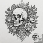 A sketch of the main characters from parasite… – tattoo sketch (№1751973332_0, 08.07.2025 11:15) — tattoovalue.net