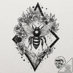 A phrase “poison and honey”, tattoo sketch de… – tattoo sketch (№1751975149_0, 08.07.2025 11:45) — tattoovalue.net