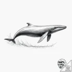 A powerful migratory whale, on its epic journ… – tattoo sketch (№1751985092_0, 08.07.2025 14:31) — tattoovalue.net