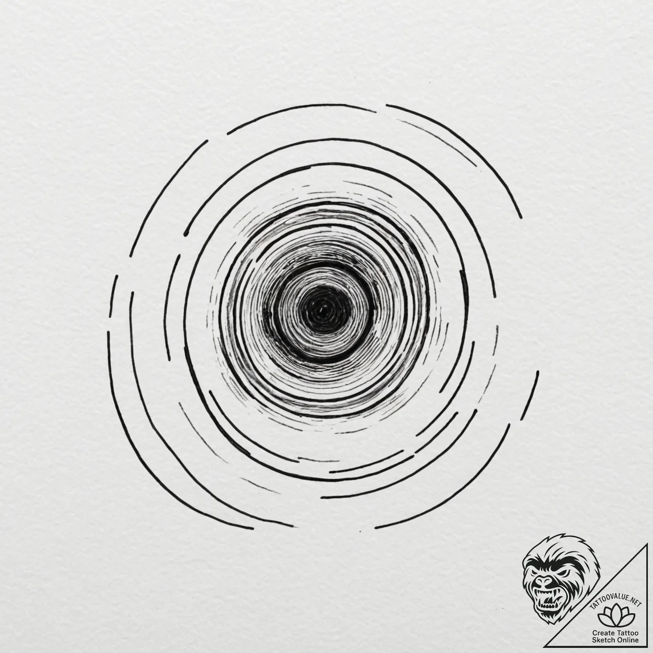A single, powerful word "focus", designed to... - tattoo sketch (№1751985469_0, 08.07.2025 14:37) — tattoovalue.net