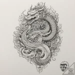 A beautiful, detailed drawing of a family cas… – tattoo sketch (№1751985561_0, 08.07.2025 14:39) — tattoovalue.net