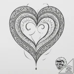 A devil’s forked tail, forming a heart shape,… – tattoo sketch (№1751988576_0, 08.07.2025 15:29) — tattoovalue.net