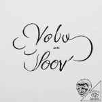 A single, powerful word “vow”, written in an… – tattoo sketch (№1751988826_0, 08.07.2025 15:33) — tattoovalue.net