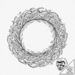 A beautiful, abstract representation of a tho… – tattoo sketch (№1751997727_0, 08.07.2025 18:02) — tattoovalue.net