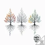 A beautiful, abstract representation of the f… – tattoo sketch (№1752001888_0, 08.07.2025 19:11) — tattoovalue.net