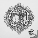 A single, powerful word “savage” or “feral”,… – tattoo sketch (№1752004527_0, 08.07.2025 19:55) — tattoovalue.net
