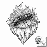 A beautiful, but strong carpenter ant, buildi… – tattoo sketch (№1752004779_0, 08.07.2025 19:59) — tattoovalue.net