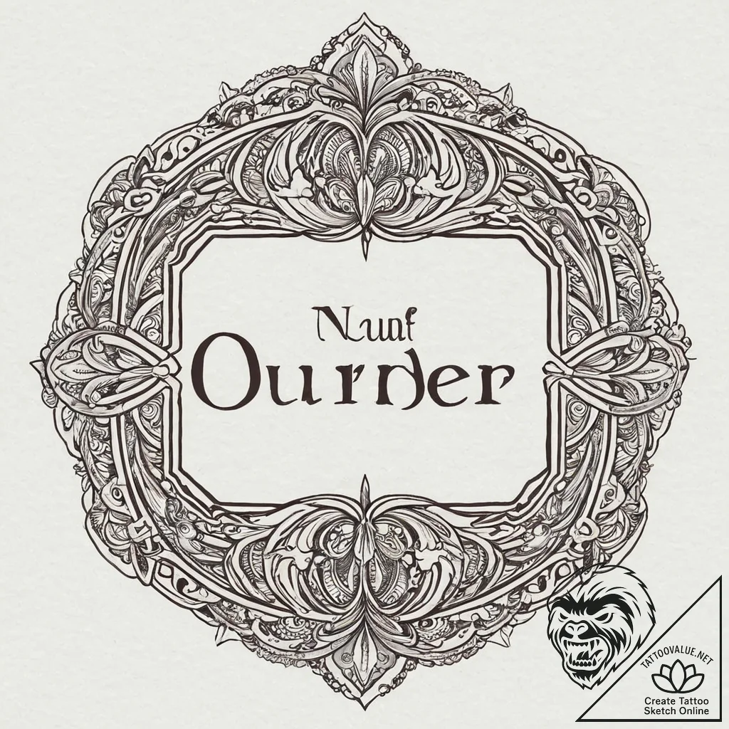 The phrase "out of order", concept art for ta... - tattoo sketch (№1752006141_0, 08.07.2025 20:22) — tattoovalue.net