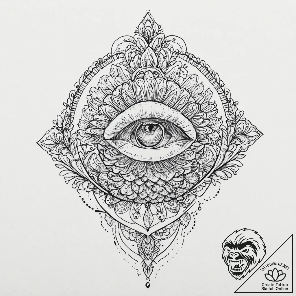 The phrase "the world is my oyster", ink illu... - tattoo sketch (№1752011954_0, 08.07.2025 21:59) — tattoovalue.net