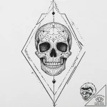 A single, black key, but it is shaped like a… – tattoo sketch (№1752018348_0, 08.07.2025 23:45) — tattoovalue.net