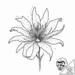 A beautiful, realistic spider lily (lycoris r… – tattoo sketch (№1752020647_0, 09.07.2025 00:24) — tattoovalue.net