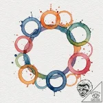 A beautiful, abstract pattern of overlapping… – tattoo sketch (№1752058807_0, 09.07.2025 11:00) — tattoovalue.net