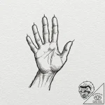 A person, forgiving someone who has wronged t… – tattoo sketch (№1752062034_0, 09.07.2025 11:53) — tattoovalue.net