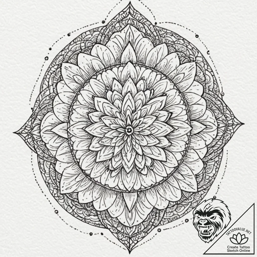 A girl whose freckles connect to form a secre... - tattoo sketch (№1752068448_0, 09.07.2025 13:40) — tattoovalue.net