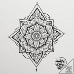 A simple, black star, a symbol of a small hop… – tattoo sketch (№1752074417_0, 09.07.2025 15:20) — tattoovalue.net
