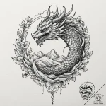 A hawk, its eyes are sharply focused on a dis… – tattoo sketch (№1752079174_0, 09.07.2025 16:39) — tattoovalue.net