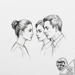 A person, translating for two people who cann… – tattoo sketch (№1752080092_0, 09.07.2025 16:54) — tattoovalue.net