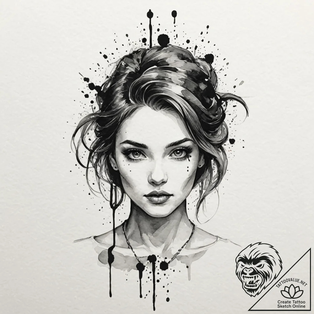 200+ tattoo design ideas for watercolor & tra... - tattoo sketch (№1752081683_0, 09.07.2025 17:21) — tattoovalue.net
