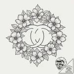 The logo of a luxury fashion brand (e.g., cha… – tattoo sketch (№1752086555_0, 09.07.2025 18:42) — tattoovalue.net