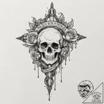 A world map, but the continents are made of d… – tattoo sketch (№1752090037_0, 09.07.2025 19:40) — tattoovalue.net