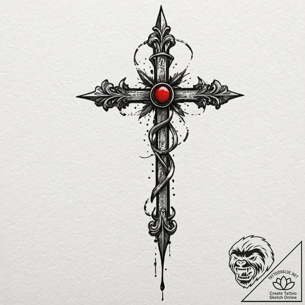 A single, rusty nail, tattoo drawing outline,... - tattoo sketch (№1752099441_0, 09.07.2025 22:17) — tattoovalue.net