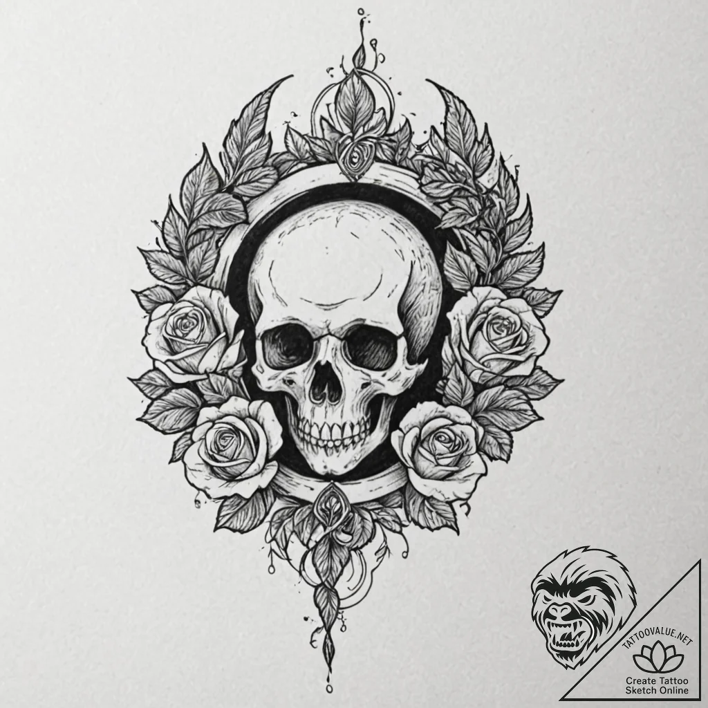 A phoenix, in the moment of rebirth, its eyes... - tattoo sketch (№1752101259_0, 09.07.2025 22:47) — tattoovalue.net