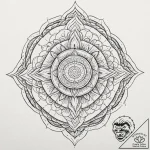 A beautiful, serene image of the earth, held… – tattoo sketch (№1752102598_0, 09.07.2025 23:09) — tattoovalue.net