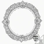 A simple drawing of a cracked mirror, tattoo… – tattoo sketch (№1752103350_0, 09.07.2025 23:22) — tattoovalue.net