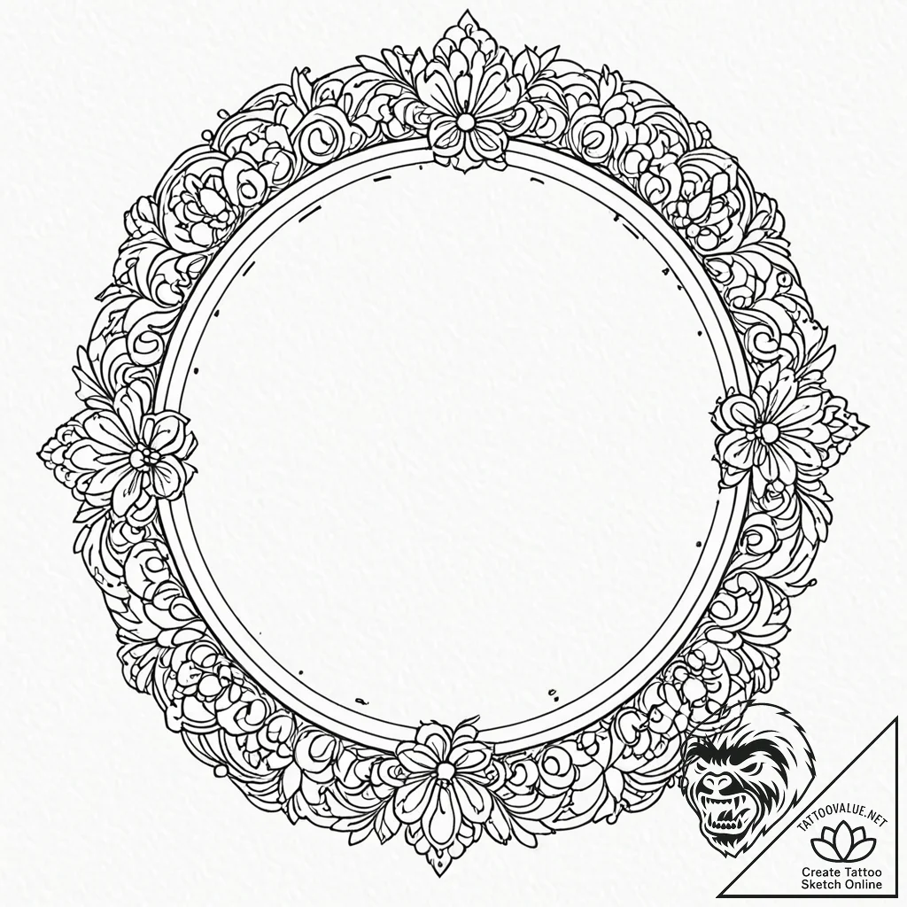 A simple drawing of a cracked mirror, tattoo... - tattoo sketch (№1752103350_0, 09.07.2025 23:22) — tattoovalue.net