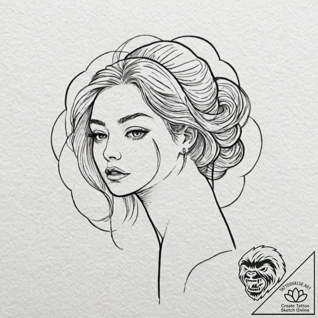 A person, translating for two people who cann... - tattoo sketch (№1752107119_0, 10.07.2025 00:25) — tattoovalue.net