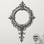 A beautiful, ornate keyhole, placed on the lo… – tattoo sketch (№1752111876_0, 10.07.2025 01:44) — tattoovalue.net