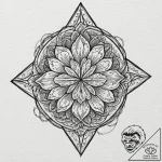 A beautiful, serene image of a mentor and a p… – tattoo sketch (№1752112125_0, 10.07.2025 01:48) — tattoovalue.net
