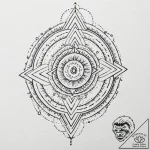 A single, powerful symbol of a rising arrow,… – tattoo sketch (№1752112711_0, 10.07.2025 01:58) — tattoovalue.net