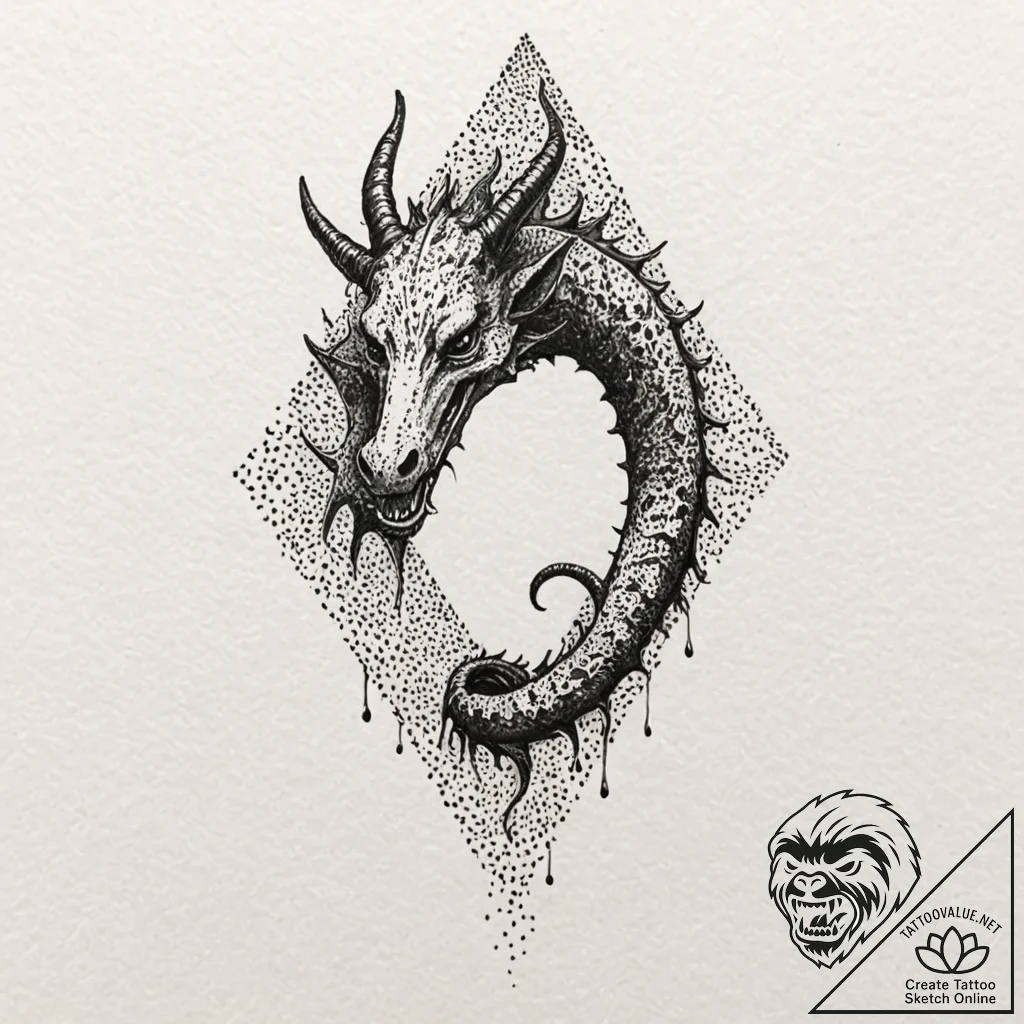 A tiny, minimalist devil's tail, peeking out... - tattoo sketch (№1752117148_0, 10.07.2025 03:12) — tattoovalue.net