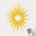 A beautiful, abstract representation of an em… – tattoo sketch (№1752120030_0, 10.07.2025 04:00) — tattoovalue.net
