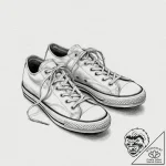 A drawing of a hand-me-down shoe with a hole… – tattoo sketch (№1752120113_0, 10.07.2025 04:01) — tattoovalue.net