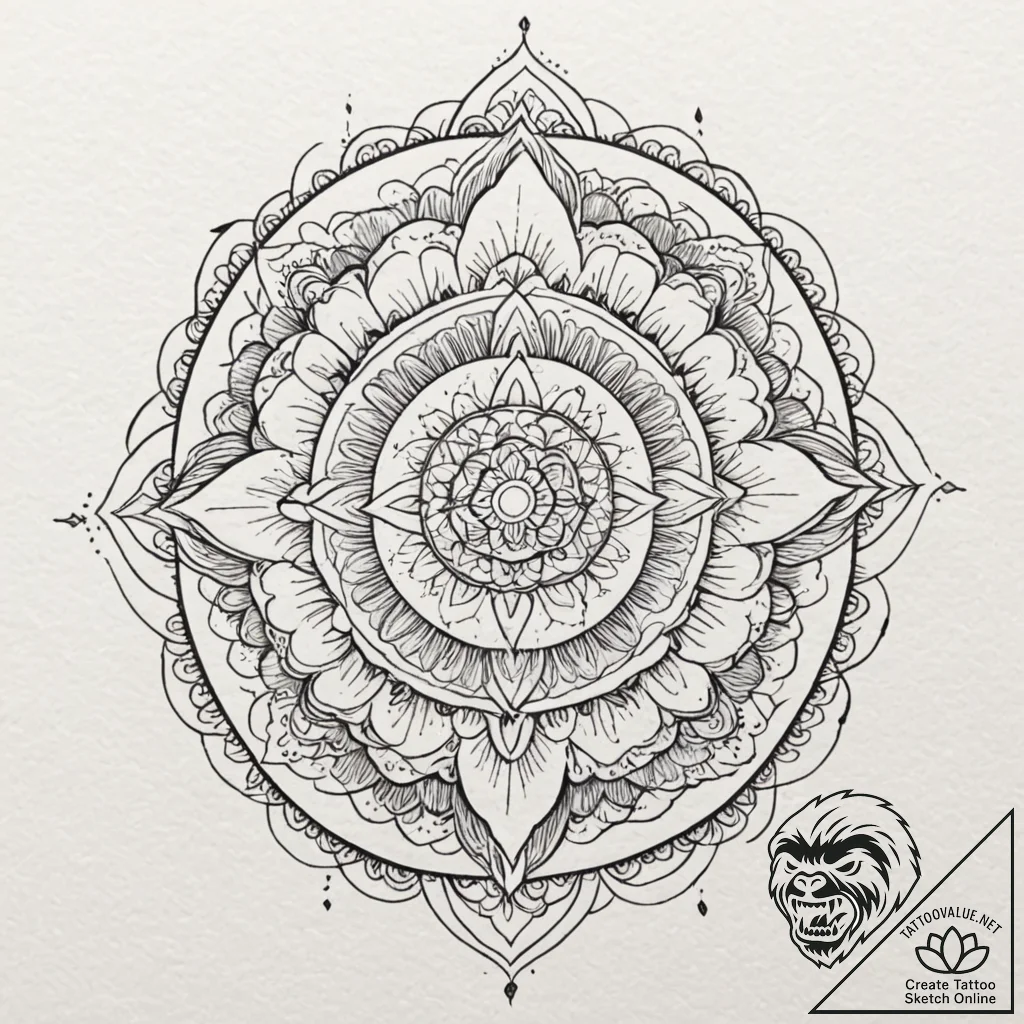 A beautiful, abstract representation of sound... - tattoo sketch (№1752120948_0, 10.07.2025 04:15) — tattoovalue.net