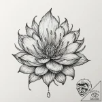 A single, perfect, polished gemstone, tattoo… – tattoo sketch (№1752121532_0, 10.07.2025 04:25) — tattoovalue.net