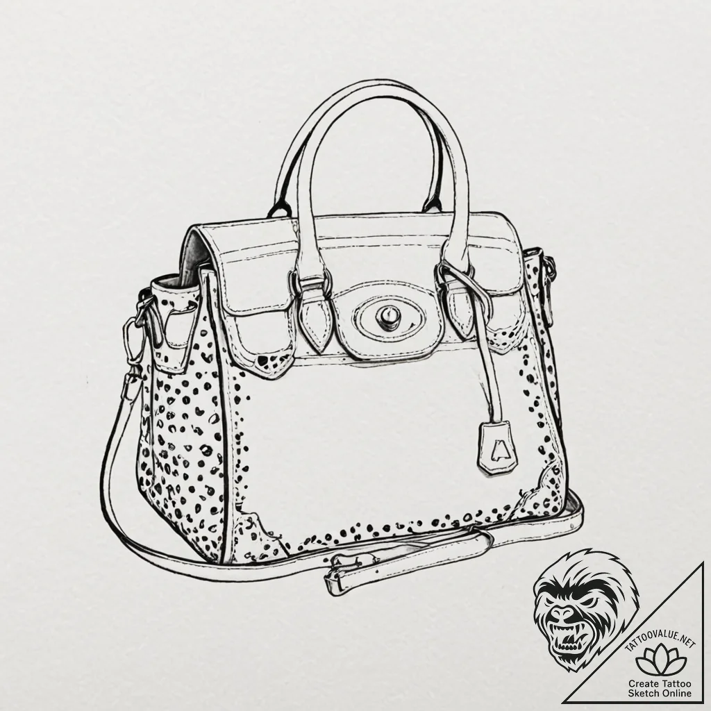 A beautiful, detailed drawing of a classic lu... - tattoo sketch (№1752123636_0, 10.07.2025 05:00) — tattoovalue.net