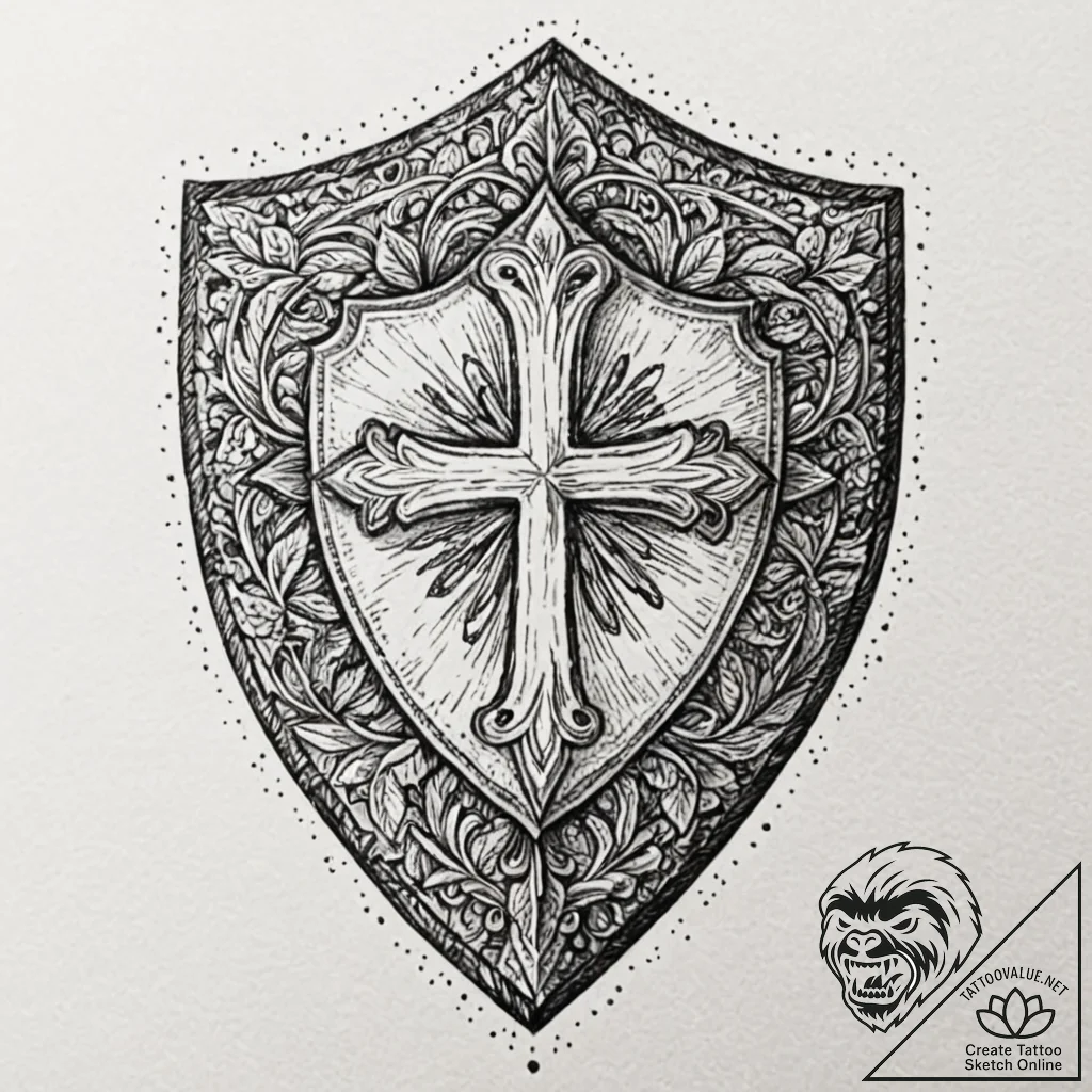 A single, powerful word "unyielding", carved... - tattoo sketch (№1752126486_0, 10.07.2025 05:48) — tattoovalue.net